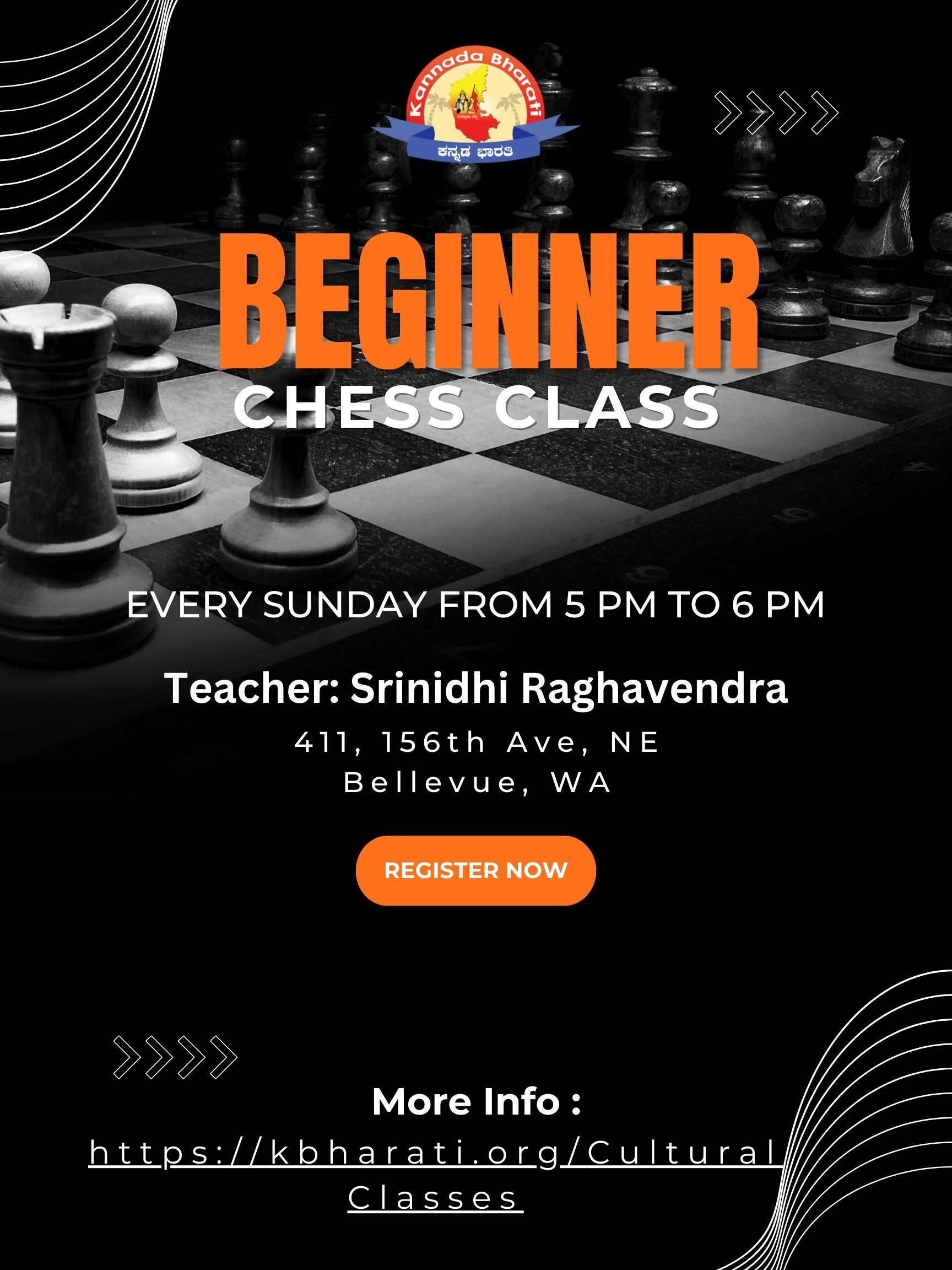 Beginner Chess Class by Srinidhi Ragavendra